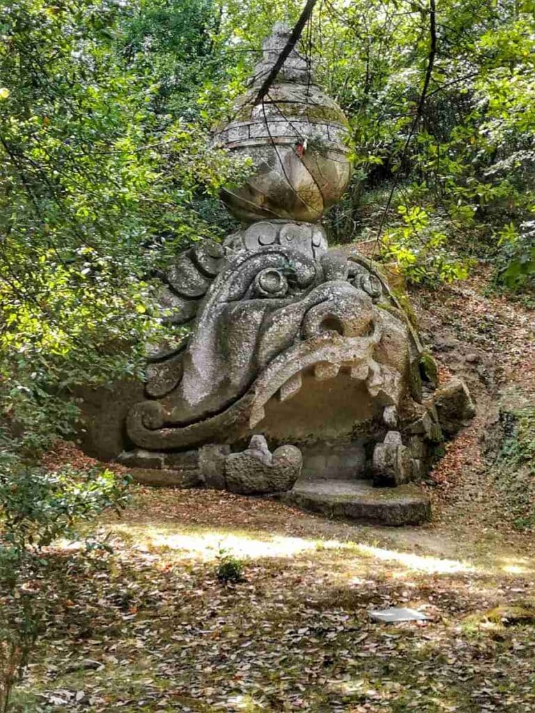 Tra le cose da vedere nella Tuscia, il parco dei mostri a Bomarzo