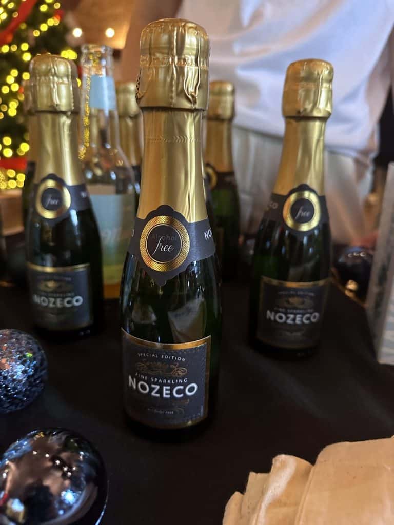 Christmas Lunch with Supermarket Christmas Food and Drink 32 Nozeco Zero Alcohol Prosecco