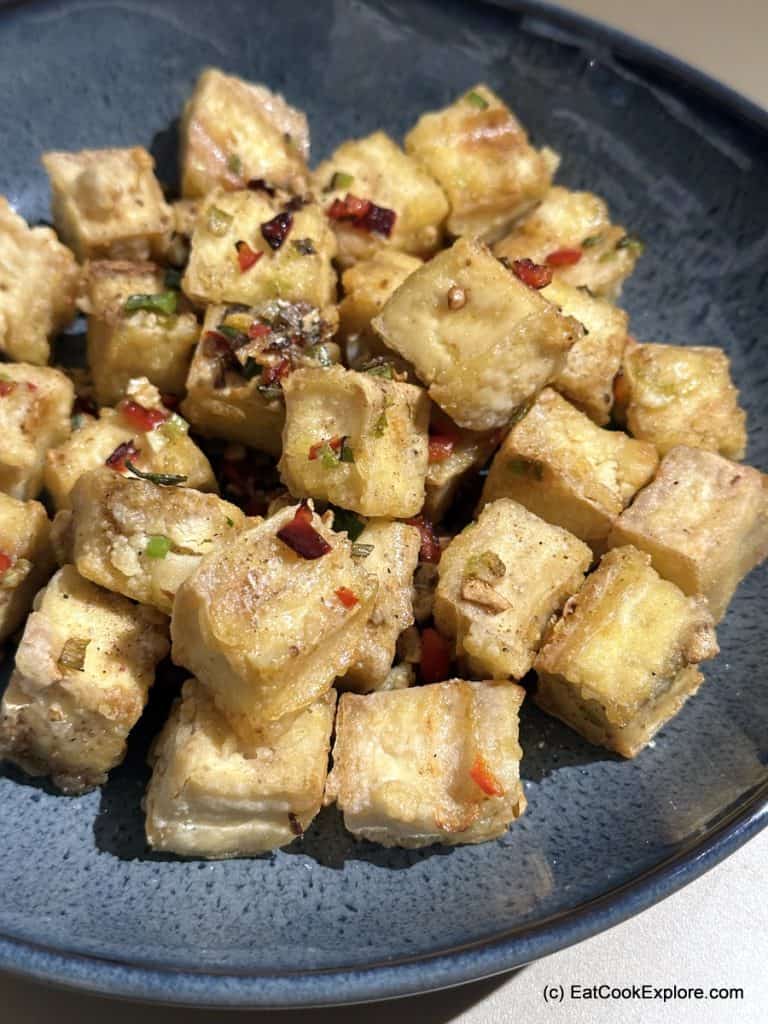 Air Fryer Spicy Salt and Pepper Tofu recipe 7 Salt and pepper tofu recipe