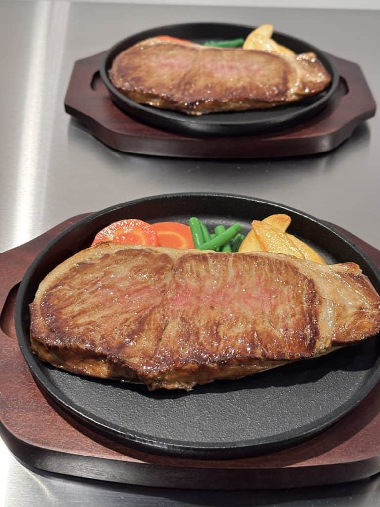 Steak Food Replicas at Japan House
