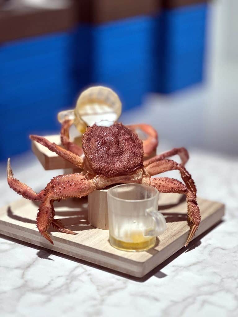 Crab Food Replicas at Japan House