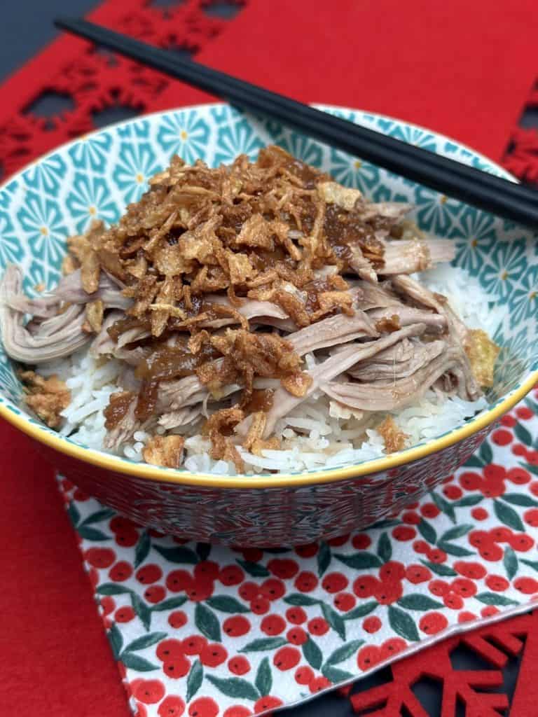 Taiwanese Turkey Rice Bowl recipe 嘉義火雞肉飯 1 Turkey Rice 71