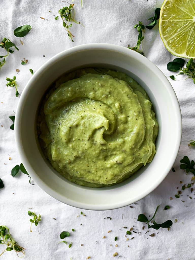 Healthy Avocado Cream Sauce – Vegan, Whole30, Gluten Free