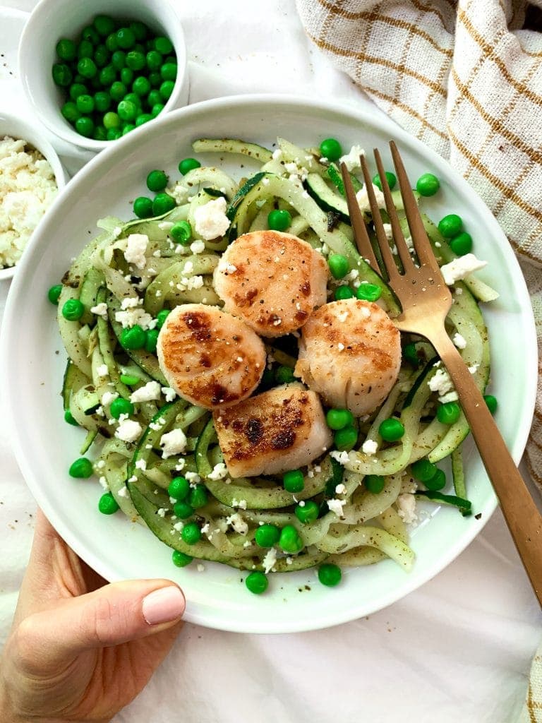 Garlic Lemon Seared Scallops