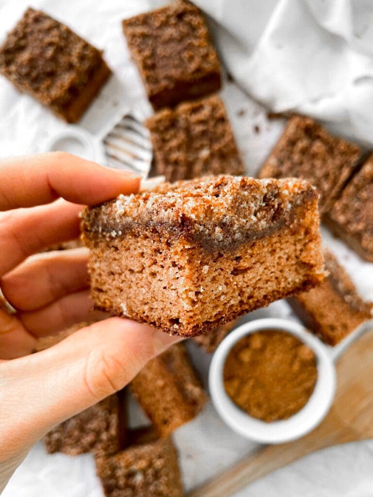 close up of 1 Paleo Coffee Cake