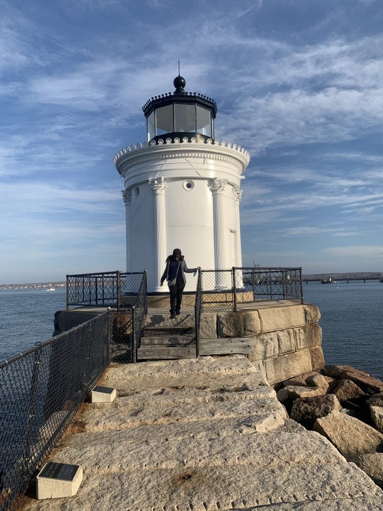 Things to do in Portland Maine + Bug Light Park + Bug Light Maine + Portland Breakwater Lighthouse