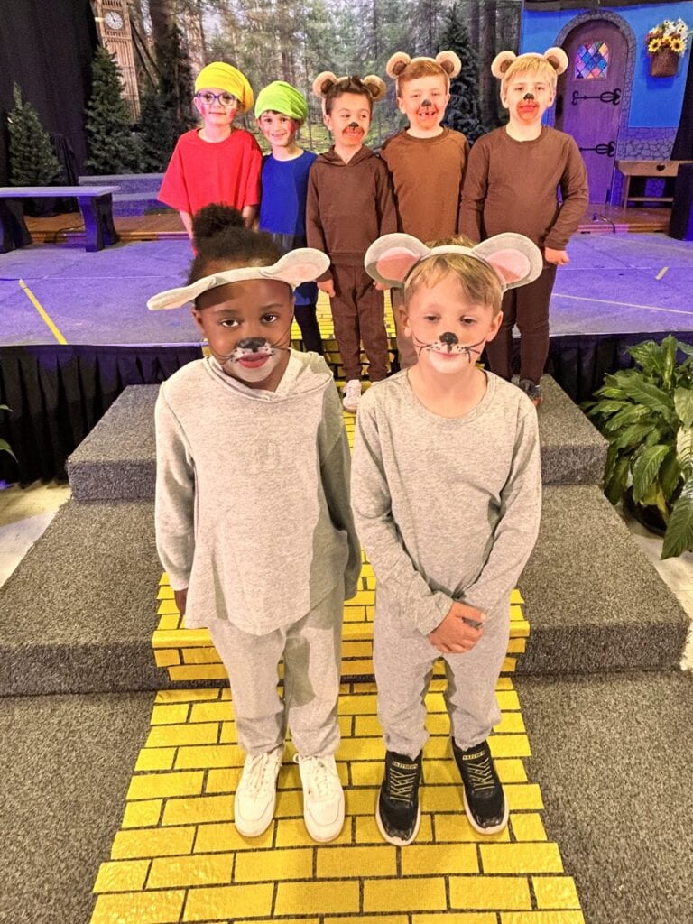 Martin Luther School students performing Out of the Woods spring musical 2026