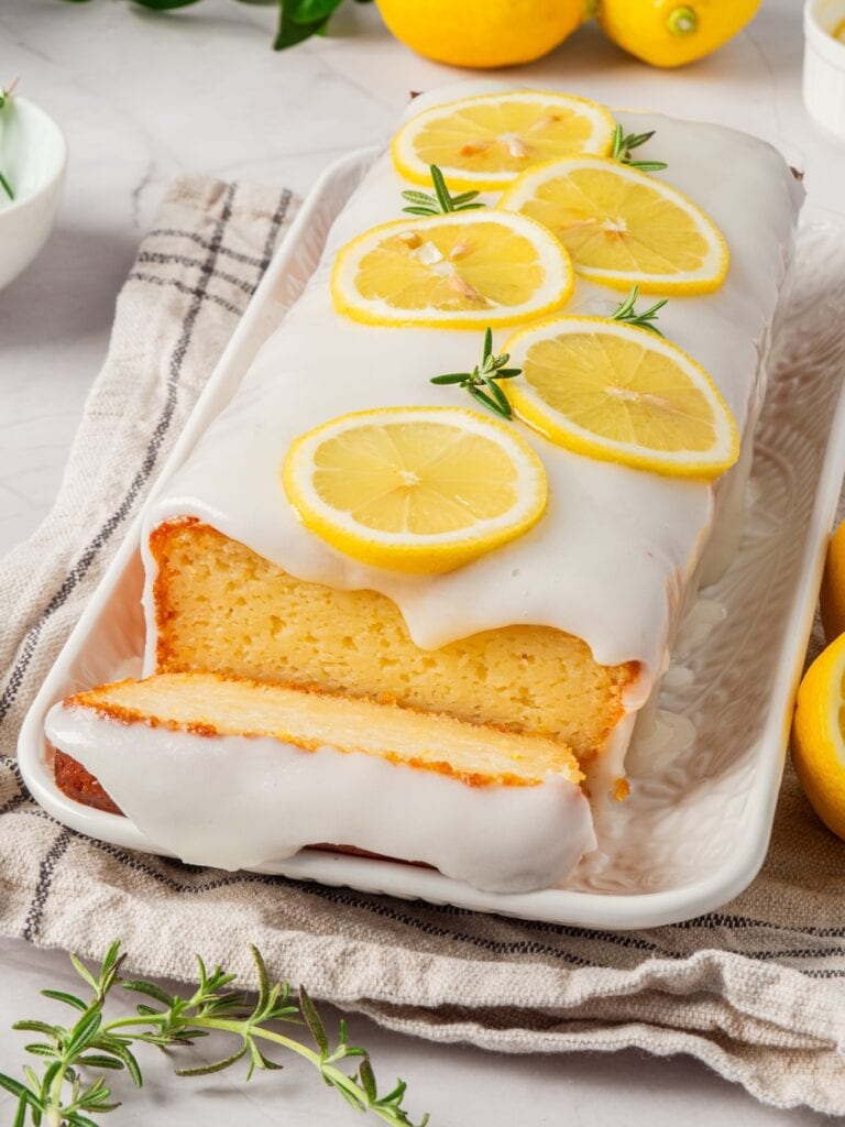 This easy lemon loaf cake recipe is moist, tangy, and topped with a zesty glaze. A better-than-Starbucks lemon loaf that’s perfect for dessert, brunch, or snacking!