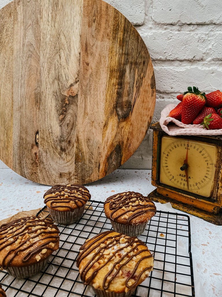 Nutella Muffin Recipe With Fresh Strawberries 4 nutella muffin recipe3