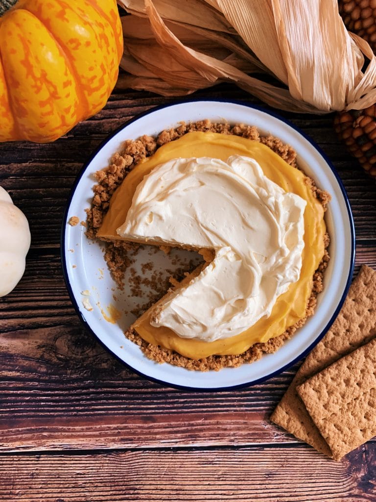 Pumpkin Ganache Pie Recipe - Easy No Bake Fall Dessert 1 Pumpkin Ganache Pie