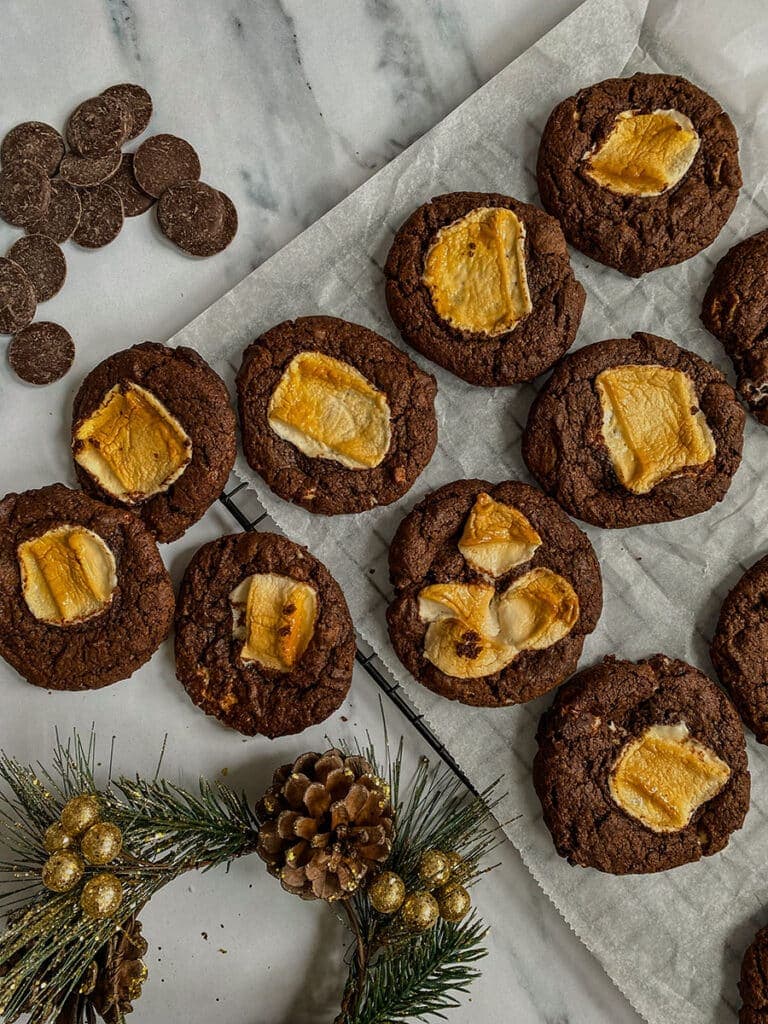 Vegan Hot Chocolate Cookies 5 vegan hot chocolate cookies