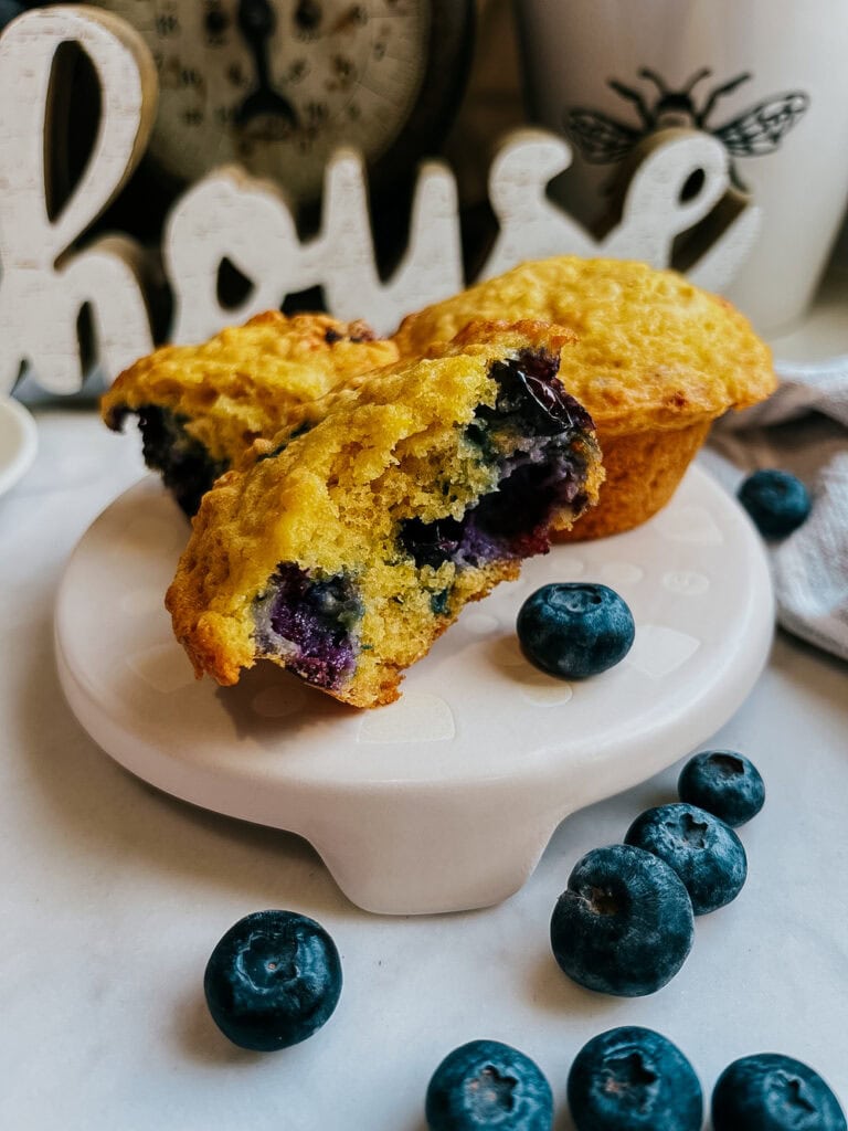 The Best Sourdough Discard Blueberry Muffins 1 Sourdough Discard Blueberry Muffins