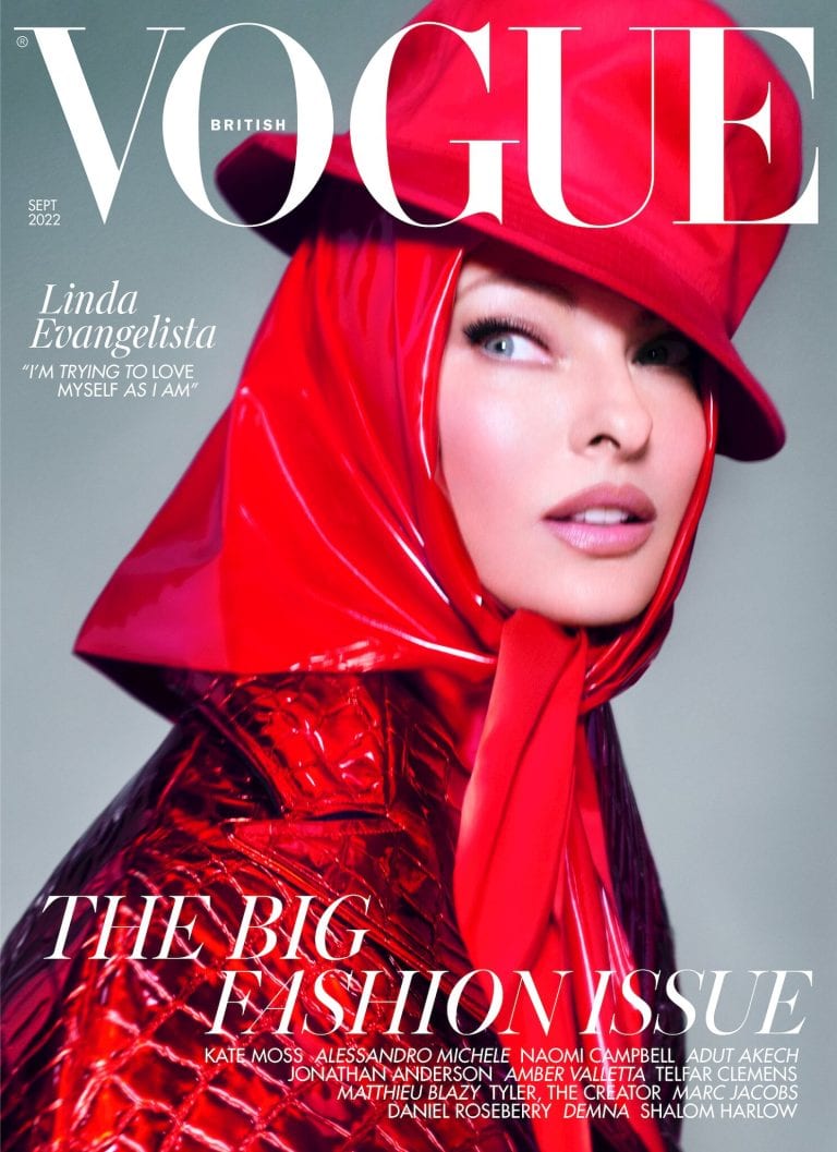 British Vogue September 2022 cover — example of British Vogue editorial coverage for UK fashion brands