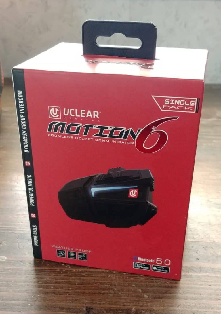 Uclear Motion 6 headset box
