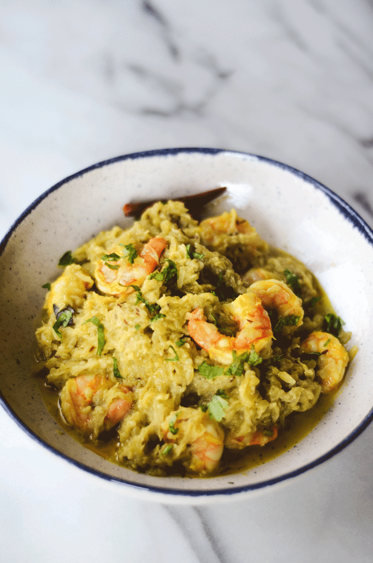 Lau chingri recipe Bengali