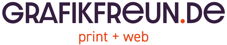 GrafikFreun.de – Grafikdesign für Print und Web Logo ohne Illustration