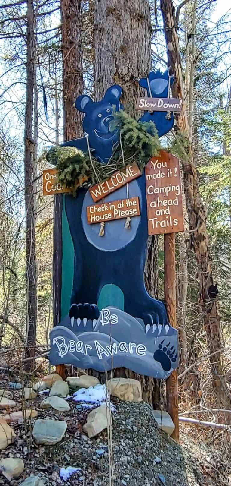 noke Creek campground sign