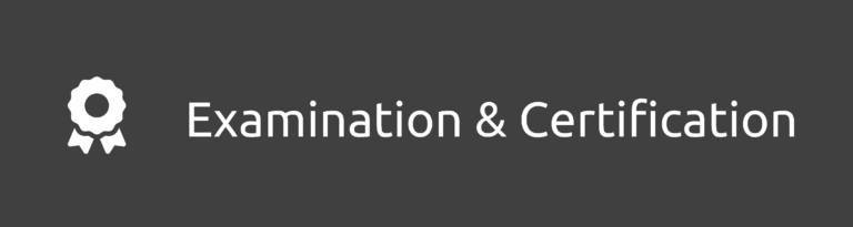 Link to Examination & Certification information page
