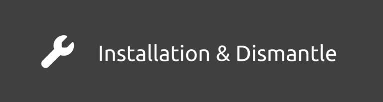 Link to Installation & Dismantle information page