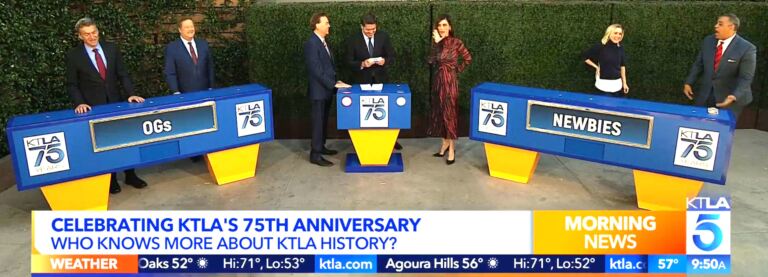 Family Feud Gameshow for KTLA 5!