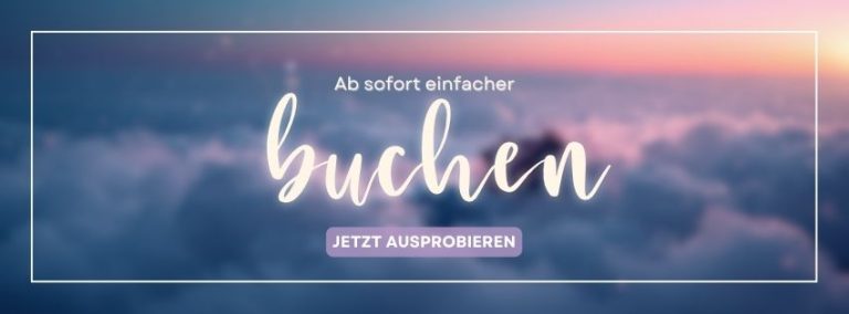 Neues Buchungssystem ab sofort verfügbar