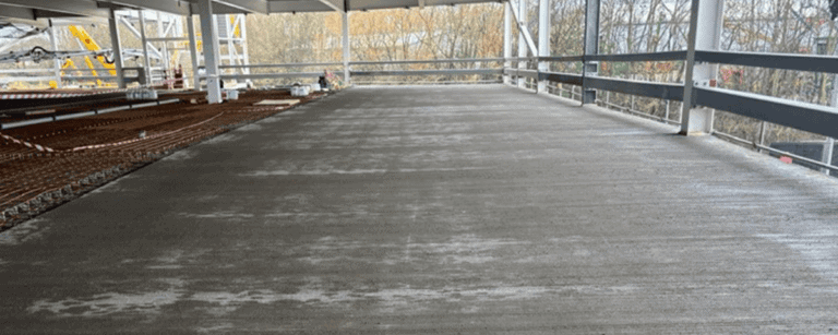Exposed concrete needs protection - Amazon Stockton Middlesborough