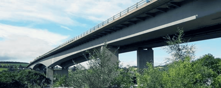 Friarton Bridge MARKHAM remediation work highway concrete infrastructure