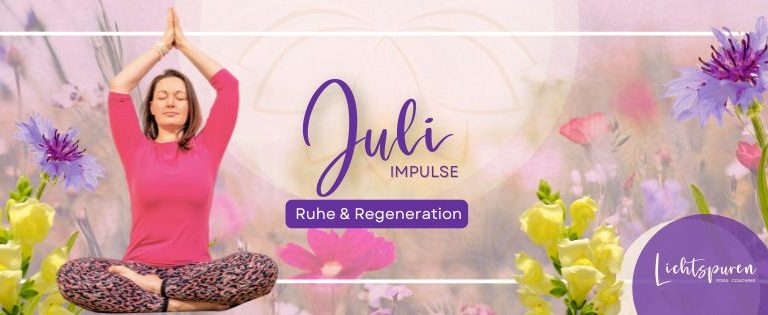 Sanfte Yin-Yoga-Impulse für den Juli: Finde Ruhe, nutze die Mondenergie und kultiviere Dankbarkeit – ideal für heiße Sommertage.