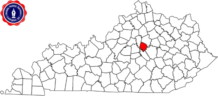 Mobile Notary Services Jessamine County KY (859) 559-1089