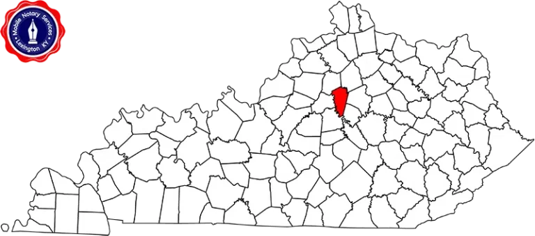 Mobile Notary Services Woodford County KY (859) 559-1089