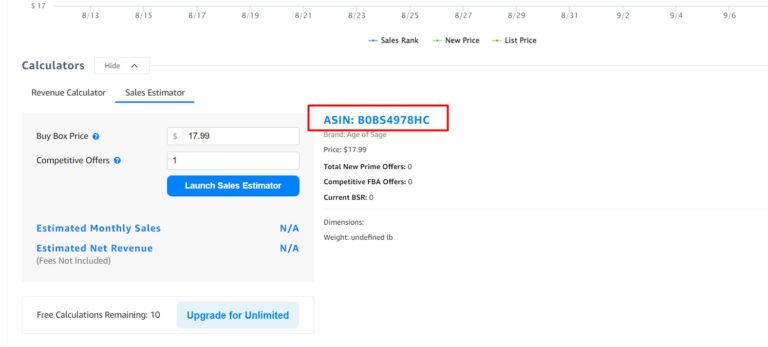 Amazon ASIN and SKU How to find ASIN in detail page