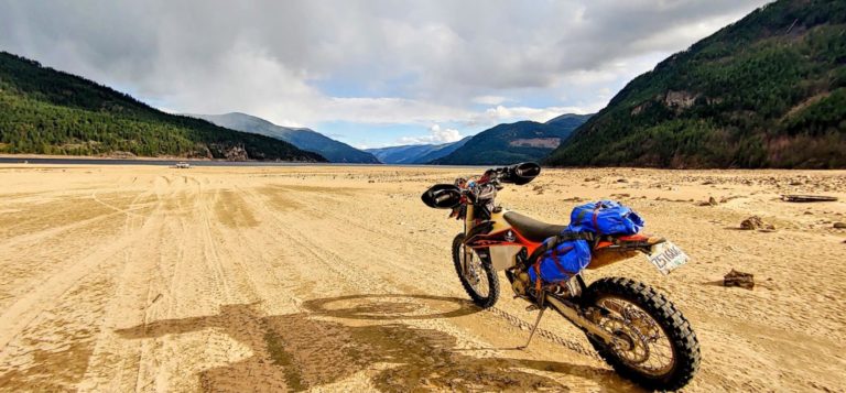 Motorcycle on Renata Beach
