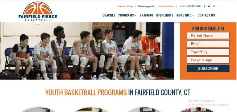 Fairfield Fierce Fitness Website