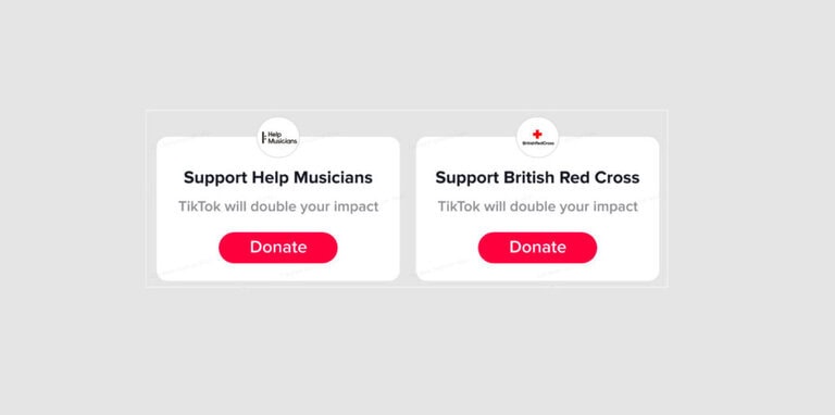 Charity Supported - Donation Stickers