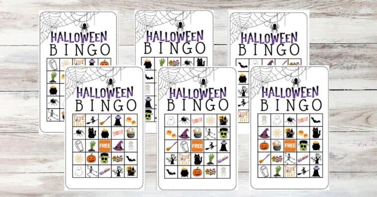 Free Printable Halloween Bingo