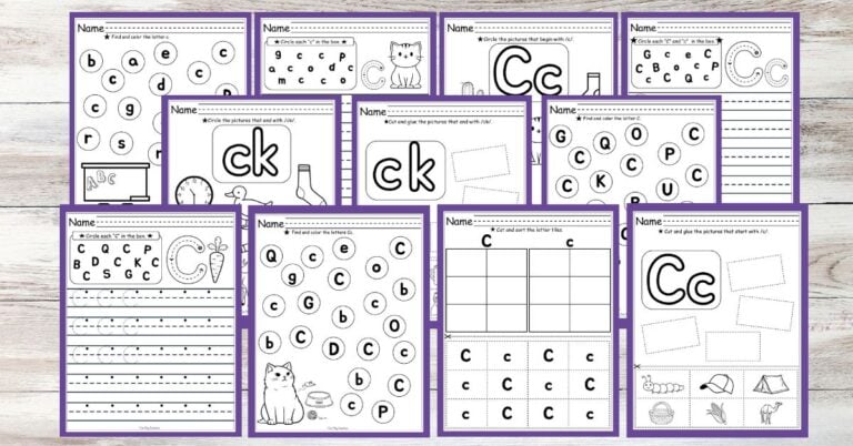 Free Letter C Worksheets