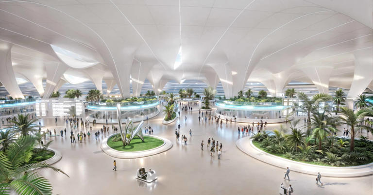 Dubai's new airport will be five times the size of its current one and aims to be the largest in the world AA1nVzUD