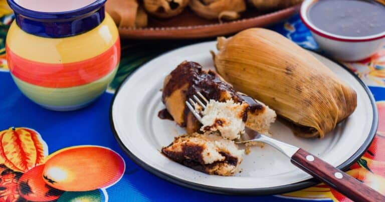 plate of tamales on one of the best oaxaca food tours