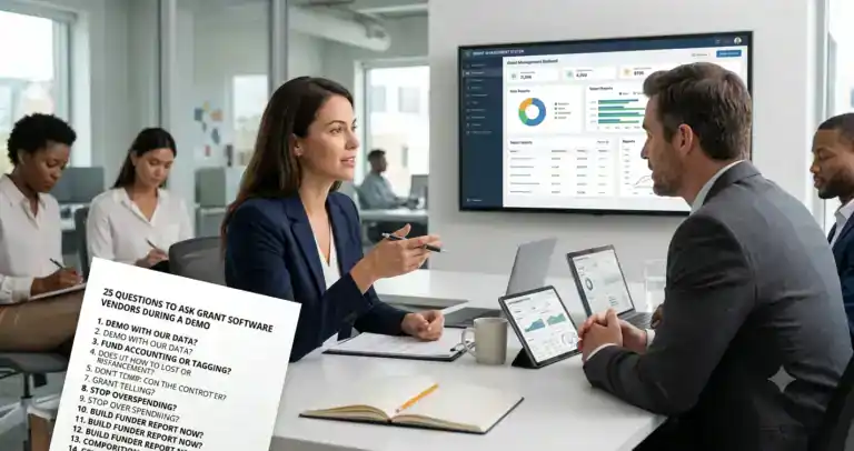 25 Questions to ask during a grant management demo