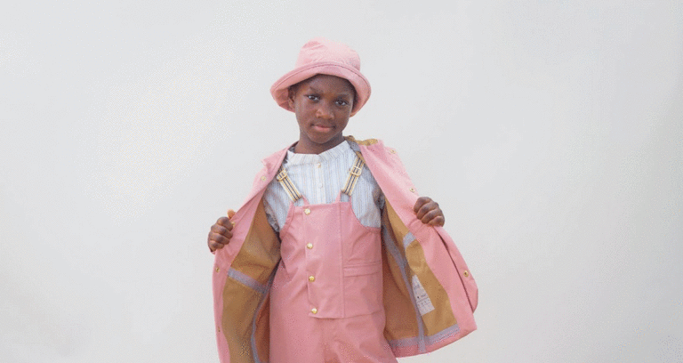 Canadian designer Tabitha Osler debuts recycled raincoat collection— Perfect for Back to School