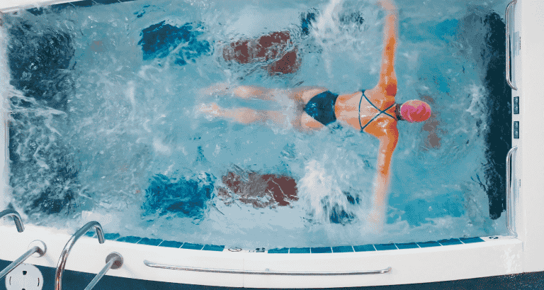 swim training in gym