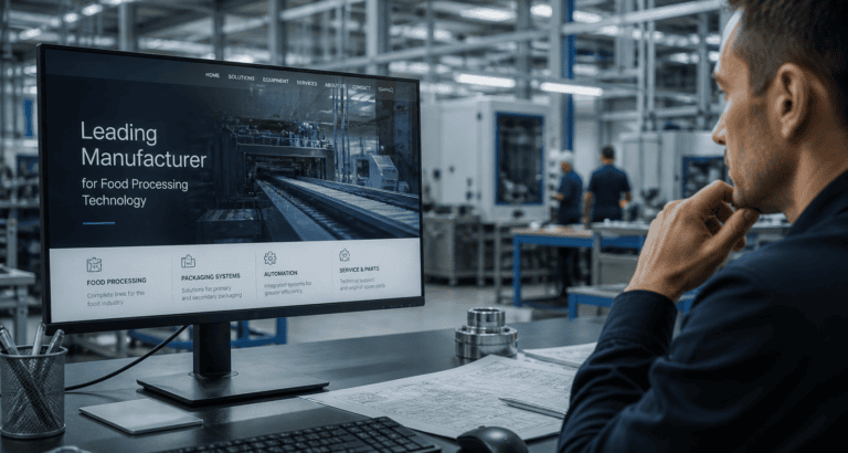 diseño web industrial