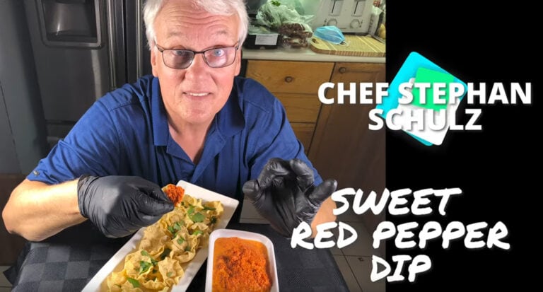 Video Recipe: Sweet Red Pepper Dip for the Big Super Bowl Game by Chef Stephan Schulz