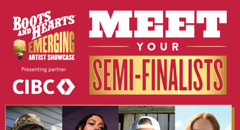 Boots and Hearts 2026 Emerging Artist Showcase Semi-Finalists Announced