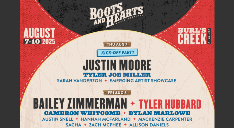 Here’s the star-studded Boots & Hearts Festival 2025 full lineup and schedule