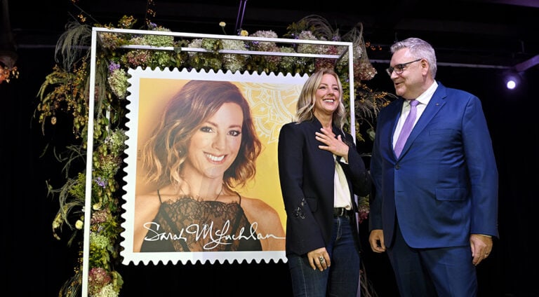 New stamp honours Canadian singer-songwriter Sarah McLachlan