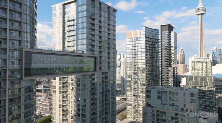 Take a look at Toronto’s mysterious one-of-a-kind SkyBridge residence