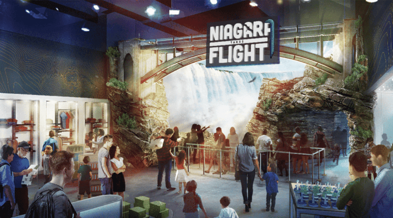 Ontario’s newest must-see visitor attraction, Niagara Takes Flight, to open on August 29 at the brink of Niagara Falls