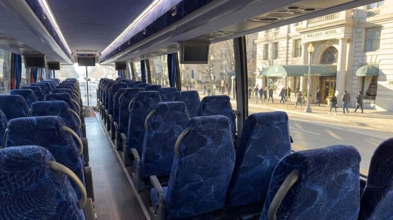 Full size luxury Charter Bus