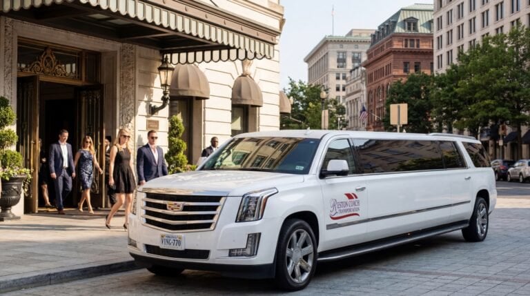 luxury 20 seater Cadillac Escalade limouisnes for all private and corporate events in DC, MD, Northern VA area